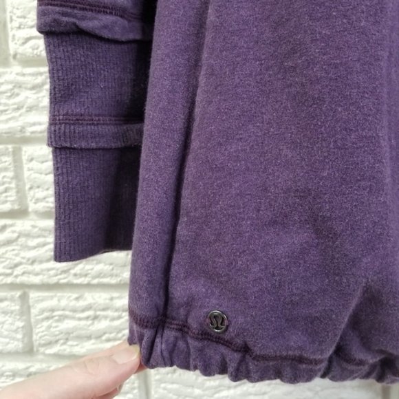 Lululemon Gratitude Wrap Jacket 8 Heathered Purple - Picture 7 of 8